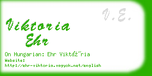 viktoria ehr business card